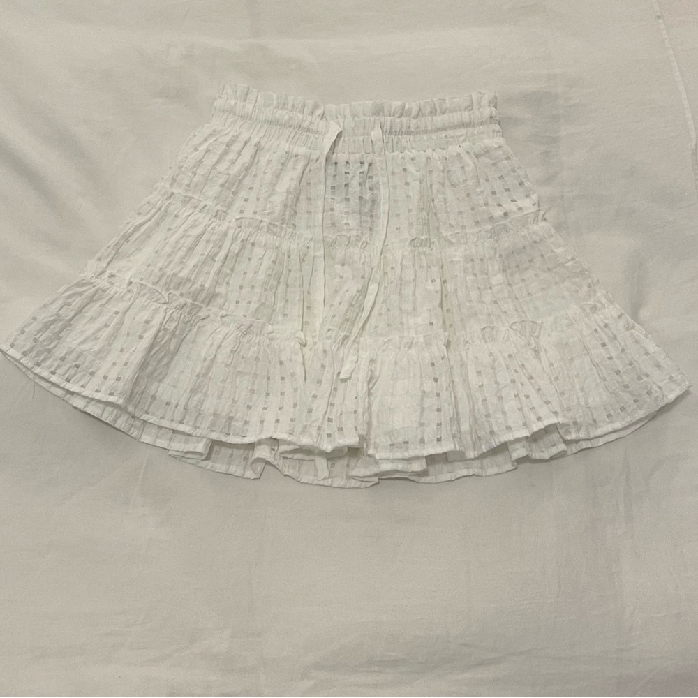 Forever 21 White Mini Skirt
